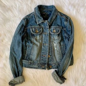✨ALL ITEMS $5✨ Apt. 9 Cropped Jean Jacket